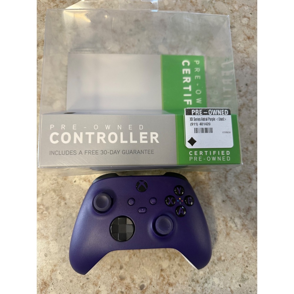 Microsoft Xbox Wireless Controller Astral Purple Series X S One Model 1914